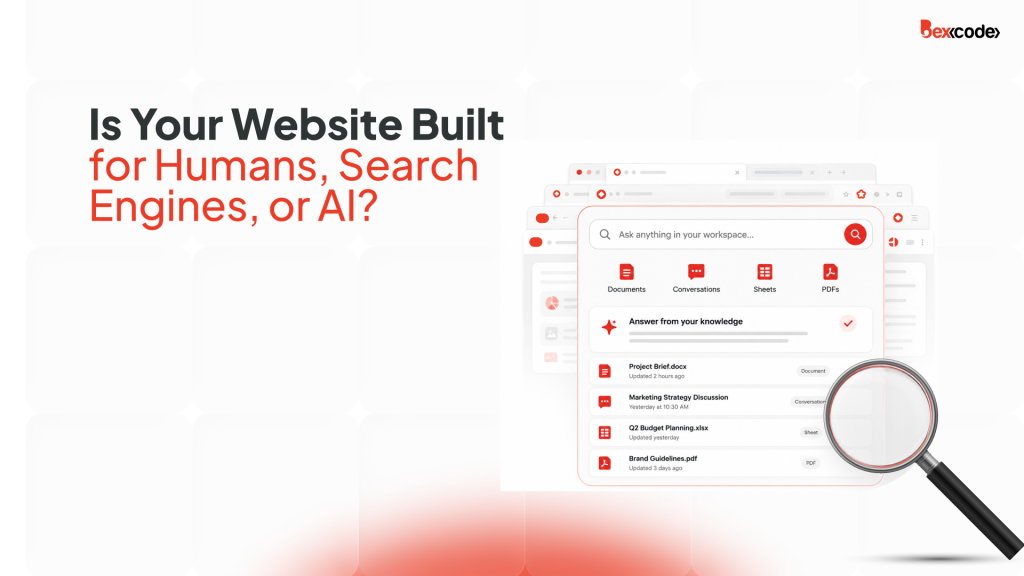 Website Built for Humans, Search Engines